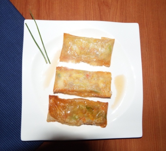 MINIROLLITOS DE PRIMAVERA CON SALSA AGRIDULCE CON Thermomix®