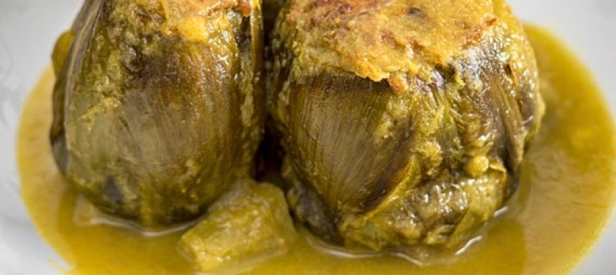 Alcahofas Rellenas de carne " Homenaje a mi abuela" con THERMOMIX