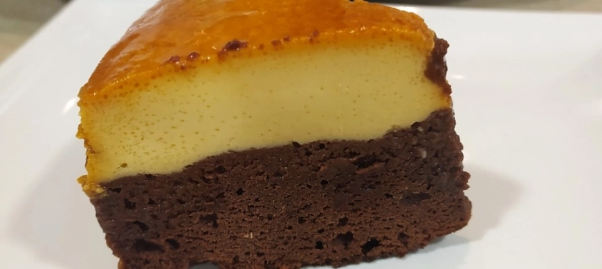 BROWNIE FLAN con THERMOMIX