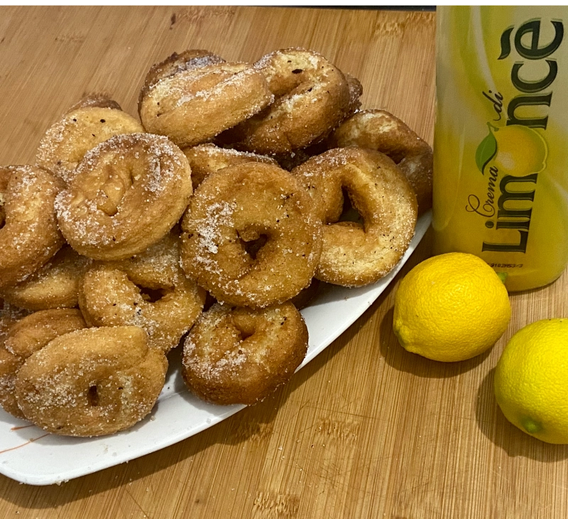 Rosquillas de Crema de Limoncello