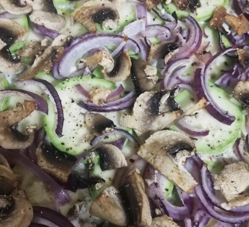 Pizza alsaciana de patata (Kartoffel-Flammkuchen) en thermomix