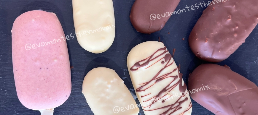 Helado casero con Thermomix®: HELADO MAGNUM DE CHOCOLATE