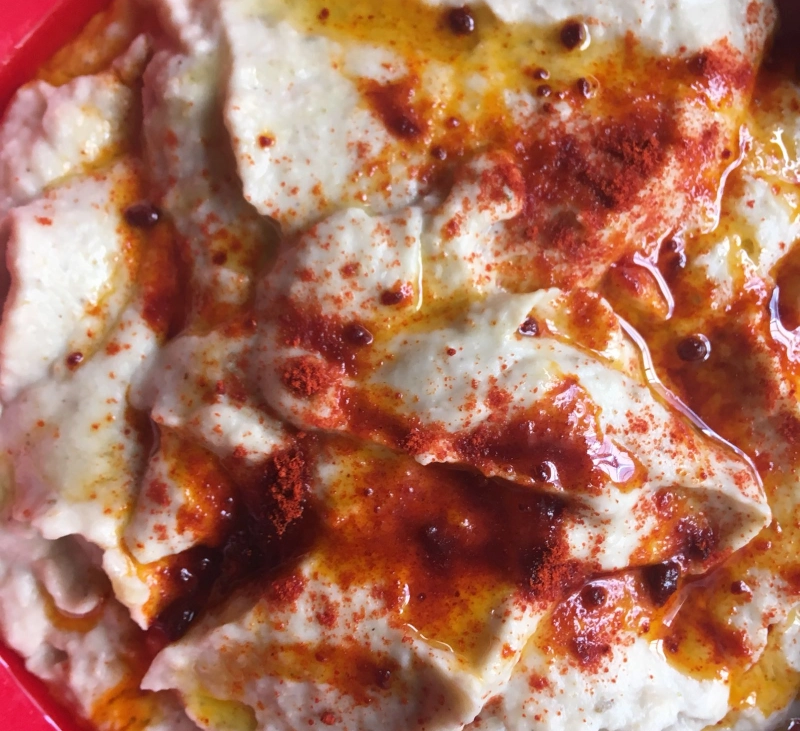 Baba ganush o paté de berenjena