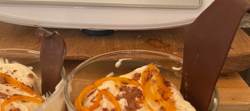 TIRAMISU A LA NARANJA