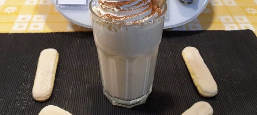 Batido helado de Tiramisu