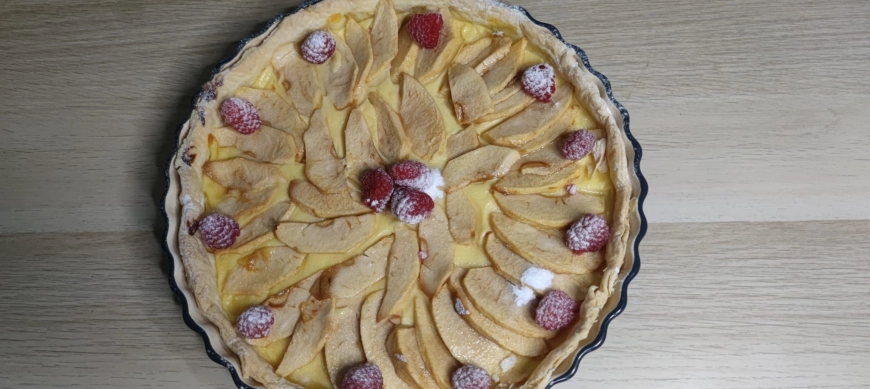 "Prepara en minutos una deliciosa tarta de manzana en Thermomix"