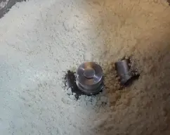 Step <p>Poner en el vaso el chocolate blanco y triturar. </p><p>8 seg/ vel.10.</p><p><br></p> illustration