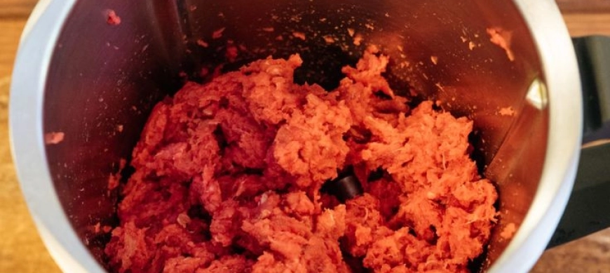 Picar carne con Thermomix
