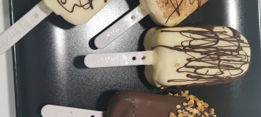 Mis helados con Thermomix. Magnum de Tiramisu.