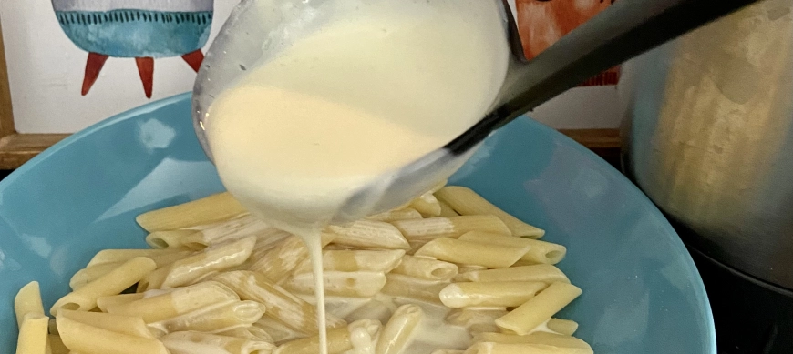 Salsa cuatro quesos para pasta