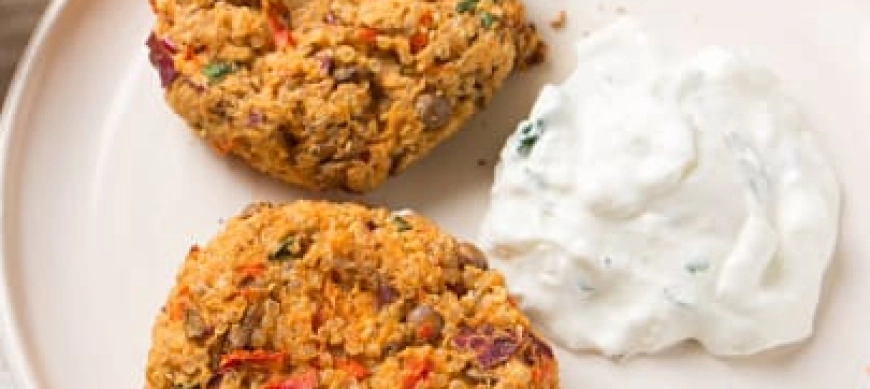 Hamburguesas de lentejas y quinoa con Thermomix®