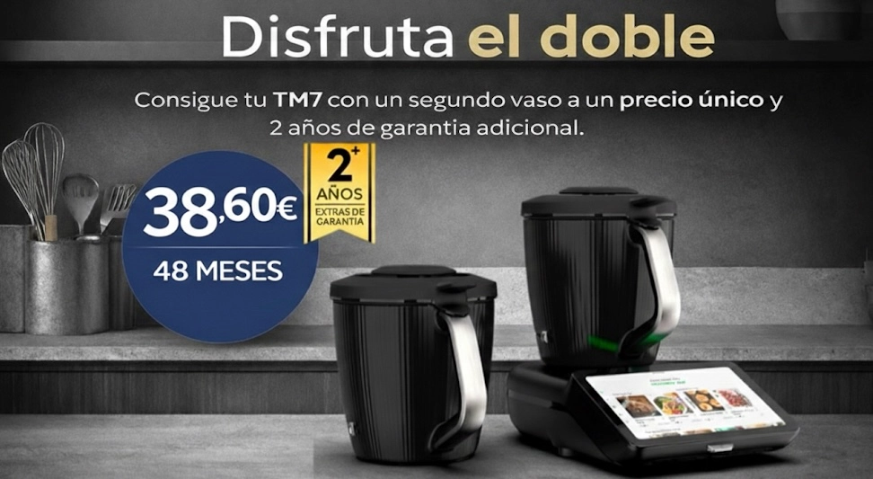 Thermomix TM7 SIN INTERESES + Segundo vaso extra + 5 años de garantía
