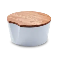 Bol porcelana grande con tapa