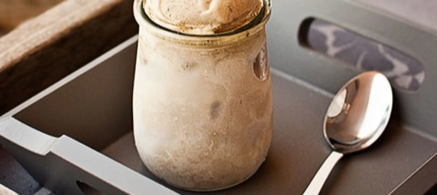 HELADO DE PLATANO CON THERMOMIX