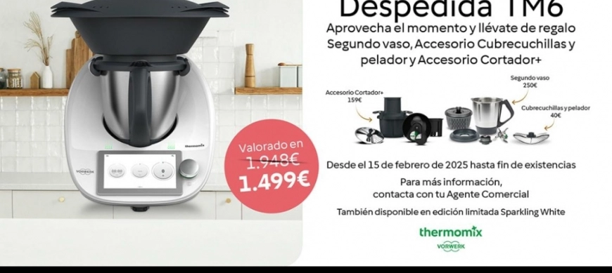 SI TE ENAMORASTE DEL THERMOMIX TM6 ES EL MOMENTO
