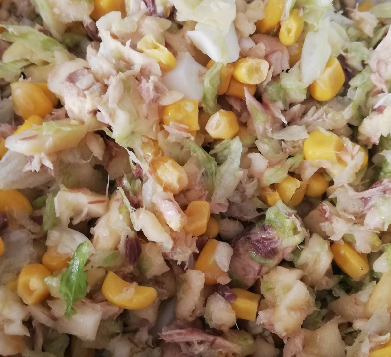 Ensaladilla de manzana con Thermomix