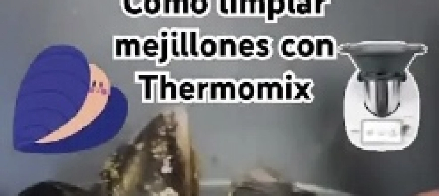 Limpiar mejillones con el cubrecuchillas pelador