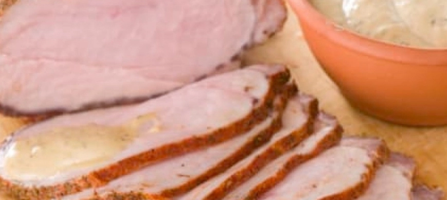 Lomo de cerdo con mayonesa de chimichuri