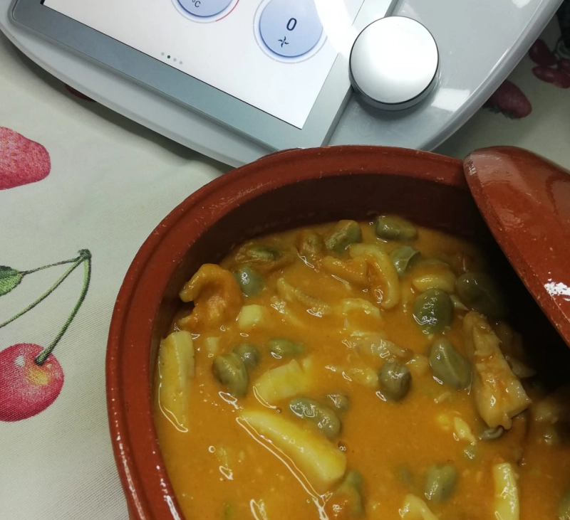 CHOCOS CON HABAS THERMOMIX