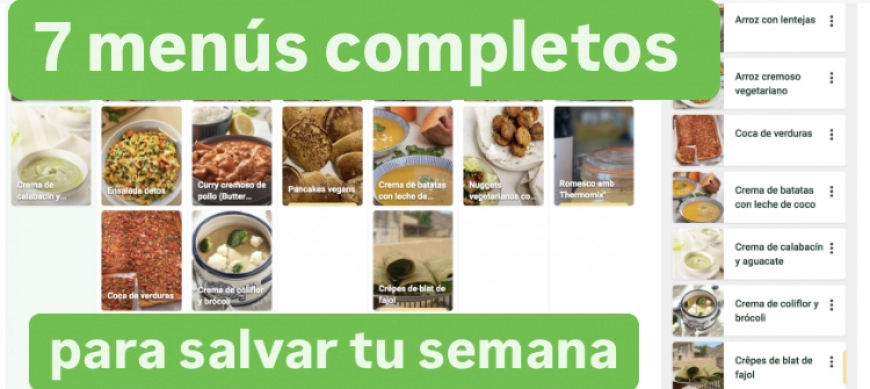 Los 7 mejores menús con Thermomix para hacer más fácil tu semana