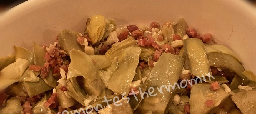 ALCACHOFAS CON JAMON con Thermomix®