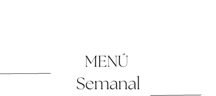 "Alimentación saludable sin estrés: aprende a planificar tus comidas con el menú semanal