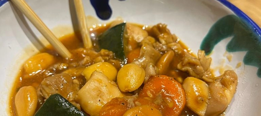 Pollo con almendras estilo chino en Thermomix (sin Cookidoo)