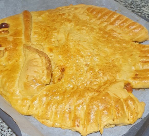 EMPANADA DE MEJILLONES CON Thermomix®