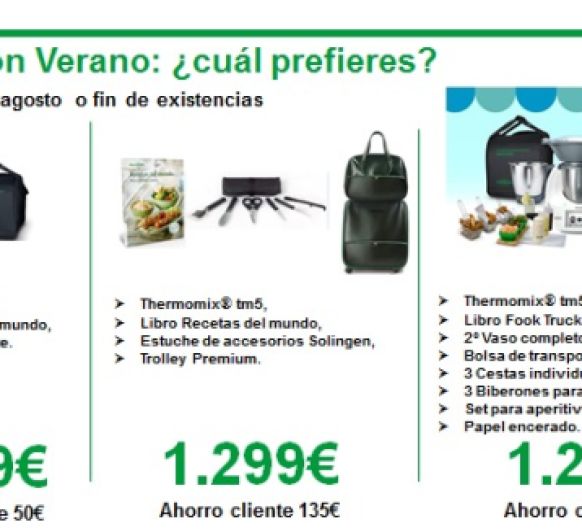 Operación Verano Thermomix® ¿Cuál Prefieres?