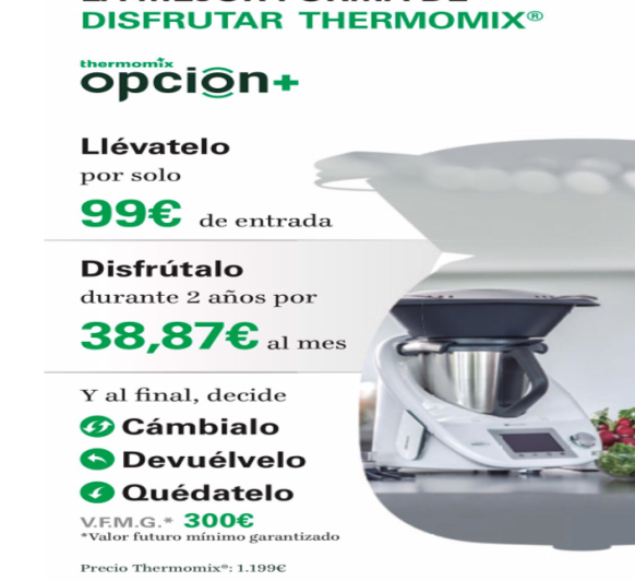 OPCION + LA MEJOR FORMA DE DISFRUTAR Thermomix®
