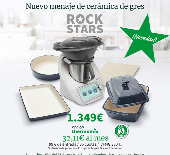 Thermomix® TM6- COMPRAR A 32.11 euros/mes, 3 AÑOS DE GARANTIA MAS MENAJE DE CERÁMICA DE ALTA CALIDAD