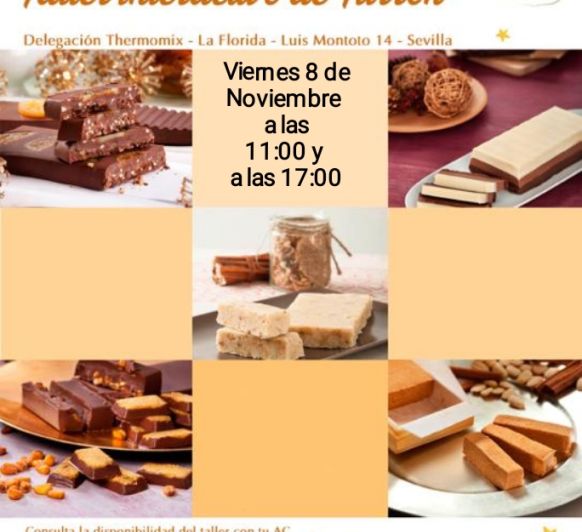 TALLER INTERACTIVO DE TURRONES CON Thermomix®