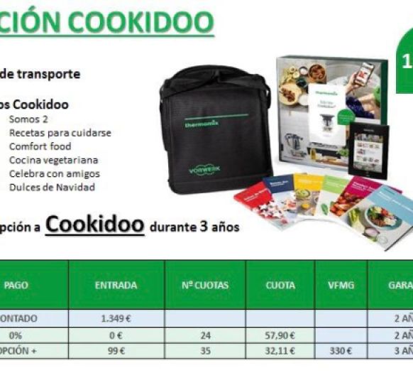 Nueva Edicion Cookidoo con 0% de Intereses