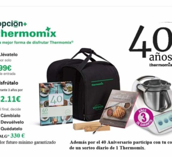 Edicion 40 Aniversario Thermomix®