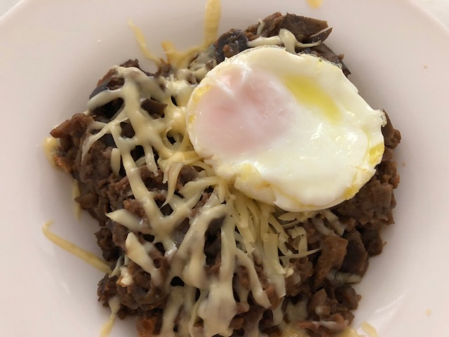 Con huevos thermomix escalfados chorizo