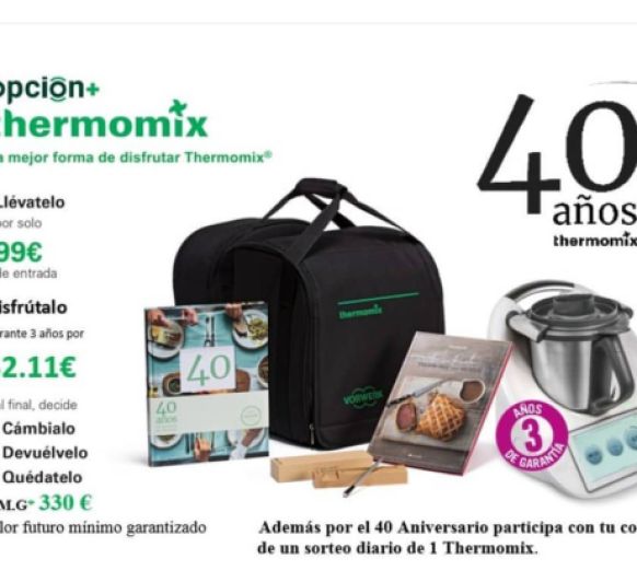 40 Aniversario de Thermomix® en España: celébralo con nosotros