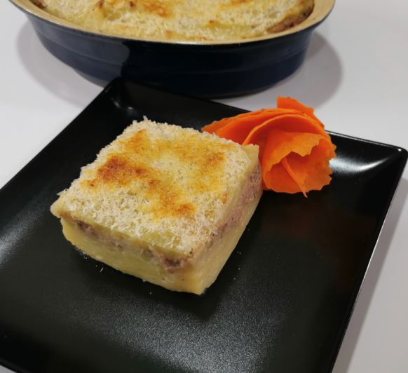 Patel de carne con patatas