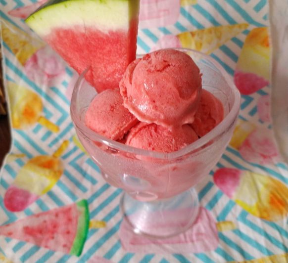 Sorbete de sandia