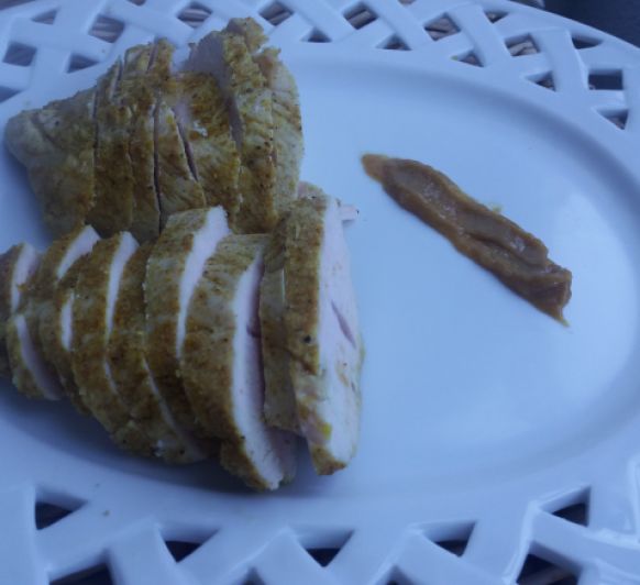Pechuga de pavo al curry