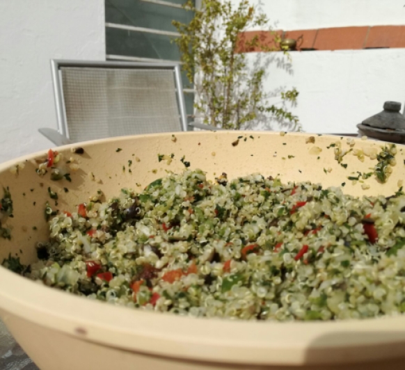 Ensalada tabulé con quinoa