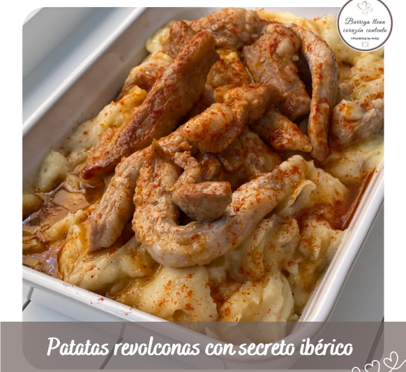 Cocina de Mercado: Patatas revolconas con secreto ibérico hechas con Thermomix® 