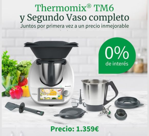 PROMOCION Thermomix® ️ DOBLE VASO Y AL 0% INTERÉS.