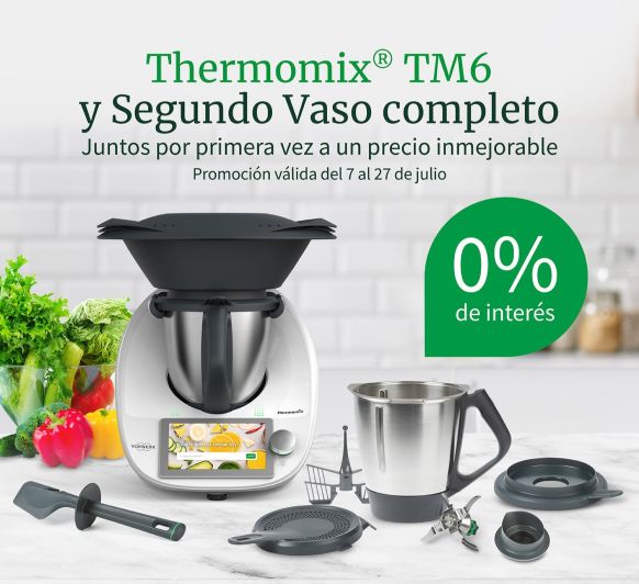 Thermomix® TM6 y Segundo Vaso Completo al 0%